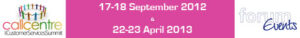 The Call Centre and Customer Services Summit – 17th & 18th Sept 2012