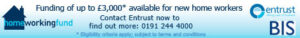 Home working funding of £3,000 available