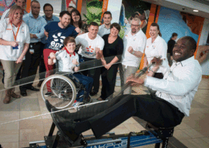 Contact centre celebrates National Paralympic Day