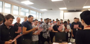 Contact centre staff develop new skills with singing classes