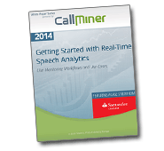 White Paper: Real-time speech analytics