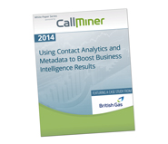 White Paper: Contact Analytics and Metadata