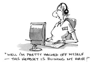 Cartoon of the Month – Ruining my Hair