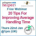 Recorded Webinar: 20 Tips for Improving Average Handling Time (AHT)