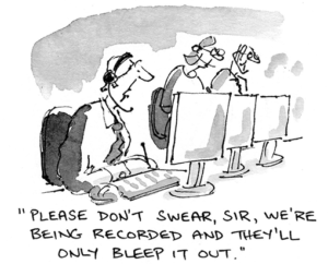 Cartoon of the Month – Bleep It Out