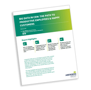 White Paper: Big Data in CEM: The Path to Productive Employees & Happy Customers