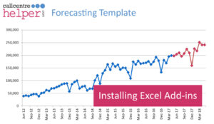Installing Excel Add-ins for the Forecasting Template