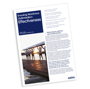 White Paper: Ensuring Workforce Optimisation Effectiveness