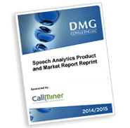 White Paper: DMG 2014-2015 Speech Analytics Market Report