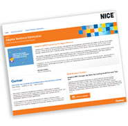 White Paper: Gartner Newsletter on NICE Adaptive WFO