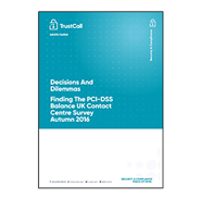 White Paper: Decisions and Dilemmas Survey 2016