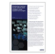 White Paper: Broadening Customer Access With the Latest Intelligent Virtual Assistant Technologies