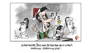 In a Moment He’ll Be…