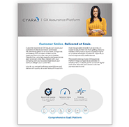 White Paper: The Cyara CX Assurance Platform: Customer Smiles. Delivered at Scale