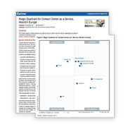 White Paper: Gartner 2017 Magic Quadrant for Contact centre as a Service (CCaaS), W. Europe