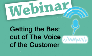 Recorded Webinar: Getting the Best out of The Voice of the Customer
