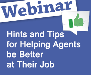 Recorded Webinar:  Hints and Tips for Helping Agents be Better at Their Job