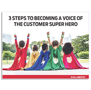 White Paper: 3 Steps to Becoming a Voice of the Customer Superhero