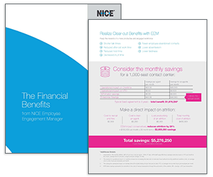 White Paper: The Financial Benefits from NICE Employee Engagement Manager