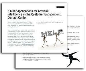 White Paper: AI in the Customer Engagement Contact Center