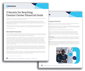 White Paper: 3 Secrets for Reaching Your Contact Centre Financial Goals