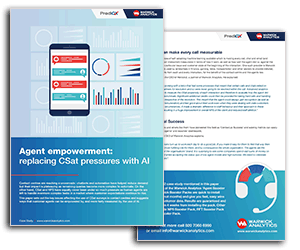 White Paper: Agent Empowerment – Replacing CSat Pressures With AI