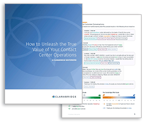 White Paper: How to Unleash the True Value of Your Contact Center Operations