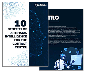 White Paper: 10 Benefits of Artificial Intelligence for the Contact Center