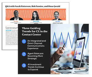 eBook: Three Guiding Trends for CX in the Contact Center