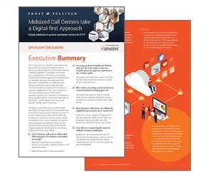 White Paper: Midsized Call Centers Take a Digital-First Approach
