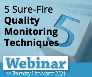 Recorded Webinar: 5 Sure-Fire Quality Monitoring Techniques