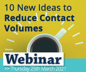 Recorded Webinar: 10 New Ideas to Reduce Contact Volumes