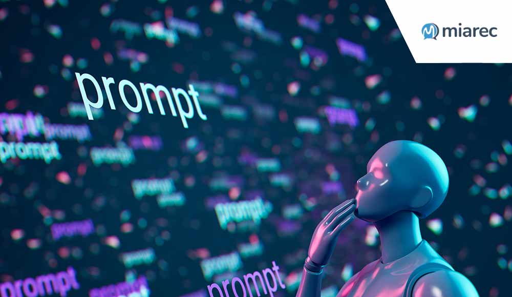 Artificial intelligence AI think about prompts