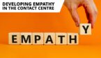 The concept word Empathy on wooden cubes.