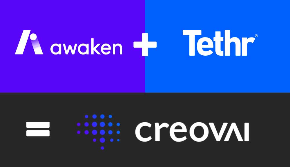 Awaken and Tethr Merge to create creovai