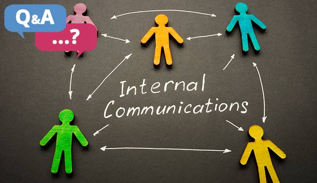 Internal Communication concept