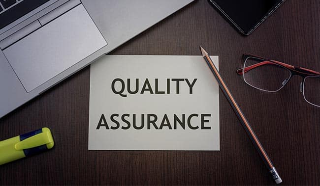 Quality assurance concept
