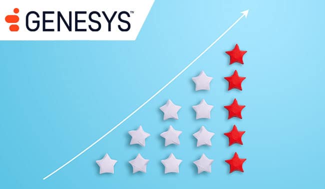 Row of paper star sort on blue background with arrow up