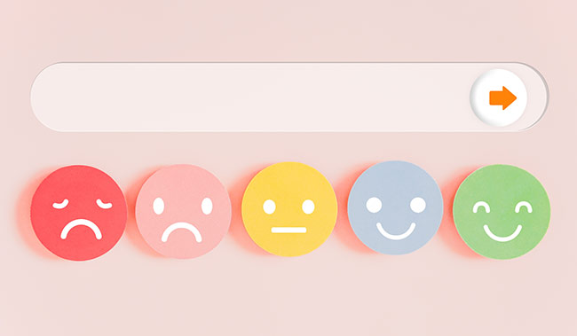 positive customer service rating