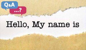 Do I Have to Give My Full Name to a Customer?