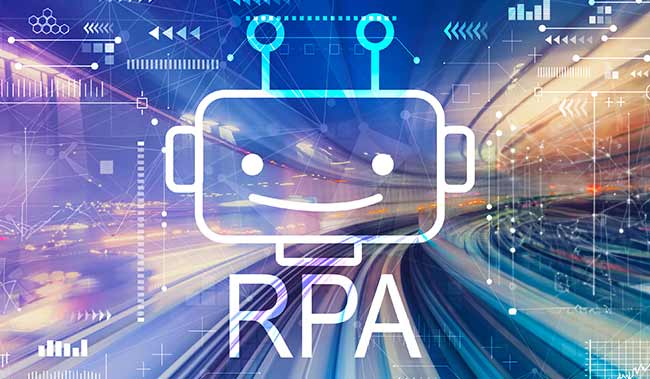 The word 'RPA' on a multi coloured background