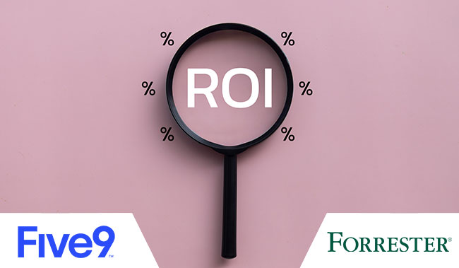 The word 'ROI' with a magnifying glass over the top