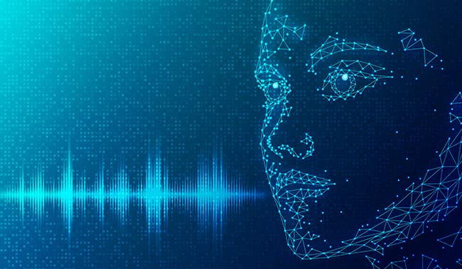 Artificial Intelligence Entity Using Voice to Communicate as Represented by Soundwave