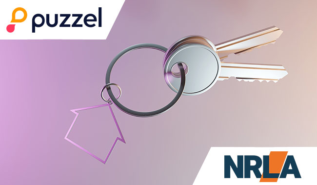 Keys on a chain with a house chain