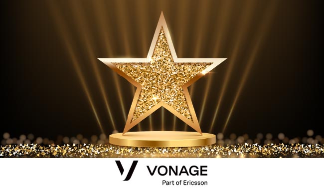 Gold star award trophy