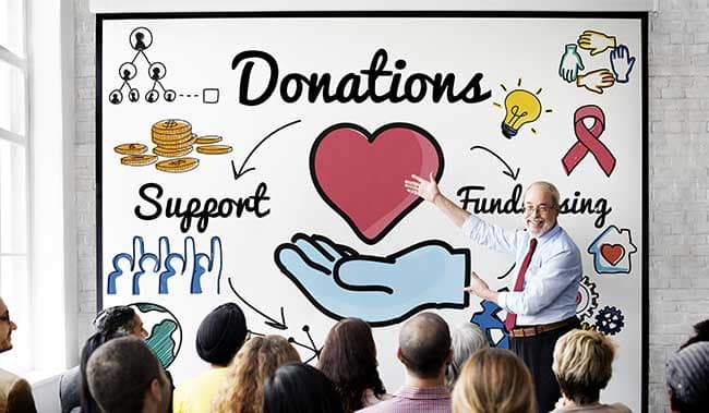 Fundraising concept