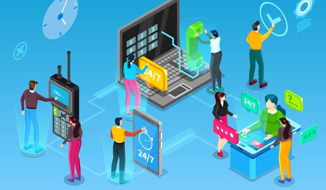 Different call centre operations