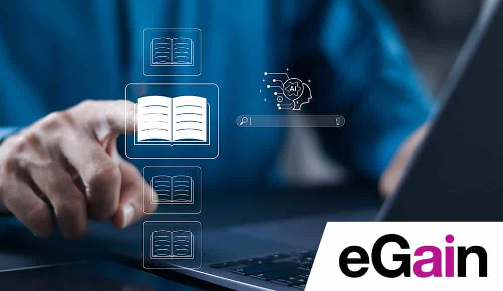 Digital knowledge and AI concept