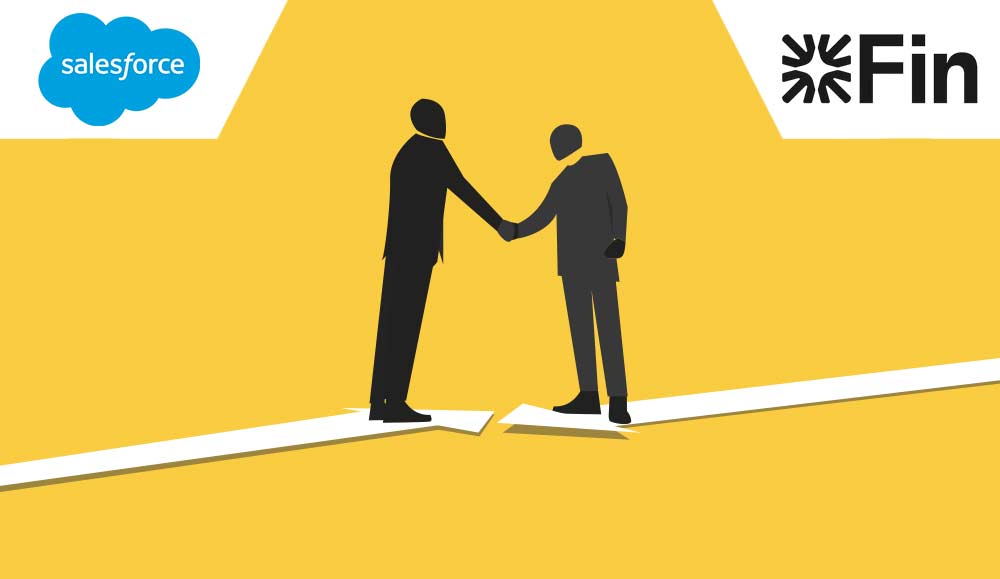 2 people shaking hands on yellow background