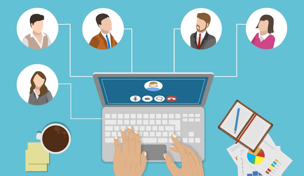 Remote workforce concept